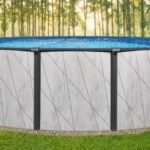 Piscine ronde Del Rey 18 pi x 52 po – Inclut un liner bleu et un skimmer traversant