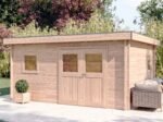 Studio de jardin Nantua 20m² bois Douglas 55mm