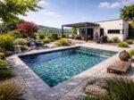 Kit piscine Luxe bloc polystyrène 7 x 3 x 1.50 m : avec liner pierre de bali