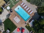 Piscine bois rectangulaire Lenny avec plage et escalier – Image 7