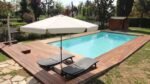 Piscine bois rectangulaire Lenny avec plage et escalier – Image 2