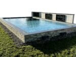 Kit piscine complet rectangle – auto construction - 7,00 x 3,50 / Argent – Image 3