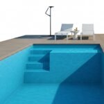 Piscine coque Olympie 2 de 5.90 x 3.20 x 1.50 m + ECO pièces à sceller sans filtration