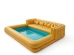 Canapé gonflable modulable pour piscine – Forme personnalisable – Idéal pour la détente en extérieur – Image 2