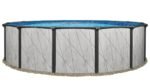 Piscine ronde Del Rey 18 pi x 52 po – Inclut un liner bleu et un skimmer traversant – Image 2