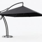 Pininfarina Parasol luxe déporté 3 x 3 m gris