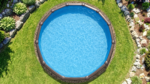 Piscine hors terre ronde Melenia de 12 pi x 54 po – Dotée de margelles supérieures couleur bronze métallisé – Image 2