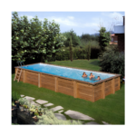 GRE Piscine bois rectangulaire Mint 1010 x 418 x H 146 cm – Image 2