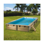 Ubbink Piscine bois Linéa 650 x 350 x H 140 cm – Image 2