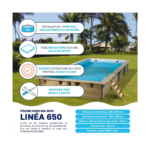 Ubbink Piscine bois Linéa 650 x 350 x H 140 cm – Image 7