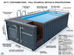 Piscine conteneur de 20 pieds – Image 2