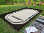 Kit de piscine semi-enterrée à monter soi-même, forme grecque, 12 x 24 pi – Image 2