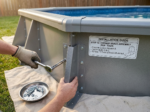 Kit de piscine semi-enterrée à monter soi-même, forme grecque, 12 x 24 pi – Image 5