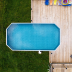 Kit de piscine semi-enterrée à monter soi-même, forme grecque, 12 x 24 pi – Image 4
