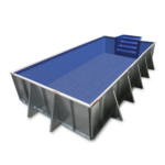 Piscine rectangulaire de la gamme Hydrosphere avec angles arrondis (rayon de 6 po) : Grand modèle (18 pi x 36 pi)