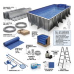 Piscine rectangulaire de la gamme Hydrosphere avec angles arrondis (rayon de 6 po) : Grand modèle (18 pi x 36 pi) – Image 5