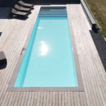 Kit piscine complet couloir de nage – auto construction - 7,00 x 3,00 / Or