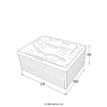 HOME DELUXE Jacuzzi d'extérieur STREAM BIG PURE – Image 8