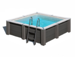 Gre Piscine composite Avant-Garde carrée 3,26 x 3,26 x 0,96 m