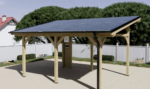 Carport solaire en bois 16 m² – Image 3