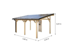 Carport solaire en bois 16 m² – Image 5