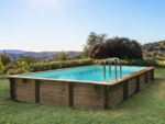 Habitat & Jardin Piscine bois en kit rectangle "Sunrise