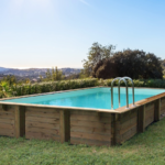 Habitat & Jardin Piscine bois en kit rectangle "Sunrise