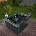 Spa extérieur Marbella Édition Noire 6-7 personnes | 25 jets de massage inox | Balboa & LX | 190 × 190 cm – Image 13
