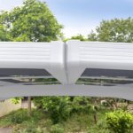 Carport double 30m² en aluminium laqué Blanc et polycarbonate transparent EAGLE – Image 7
