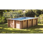 GRE Piscine bois Carra 3,05 x 3,05 x 1,19 m – Image 6