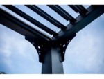 Pergola bioclimatique Habrita PER36R30RBIW en aluminium 10,80m2 toit écru ouverture manuel – Image 10