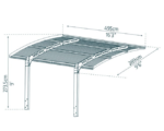Canopia Carport Arizona Wave 4,95 x 2,89 m Gris – Image 6