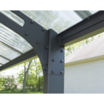 Canopia Carport Arizona Wave 4,95 x 2,89 m Gris – Image 3