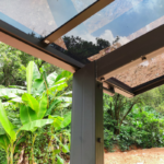 X-metal Carport autoportant aluminium 15m² polycarbonate gris anthracite 300x500cm – Image 5