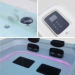 Mspa Spa rigide 6 places hydromassages. 4 coussins avec housse de protection. OSLO AMBER – Image 11