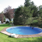 Kit Piscine enterrée acier ronde 4.5 x 1.20m