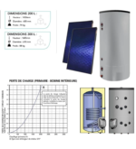 Kit Chauffe Eau et panneau Solaire thermique ballon 200 litres Cesi FHE – Image 5