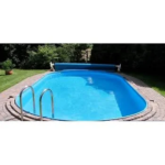 Piscine en acier enterrée et semi-enterrée ovale Ibiza paroi 0,6 mm avec liner – Image 10