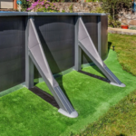 Gre Piscine acier gris anthracite Louko ovale 6,34 x 3,99 x 1,22 m – Image 5