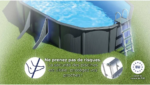 Gre Piscine acier gris anthracite Louko ovale 6,34 x 3,99 x 1,22 m – Image 4