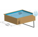Piscine en bois Gre Sunbay Lemon – Image 5