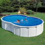 GRE Piscine acier Varadero - 520 x 350 x H 122 cm – Image 2