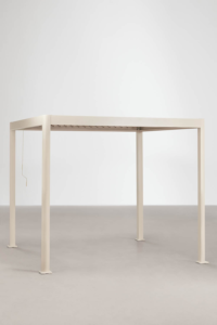 Pergola Bioclimatique En Aluminium Avec Lames Druvia Sklum Tapioca