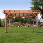 Backyard Discovery Pergola En Bois 305 X 426 cm Abri de Terrasse Autoportant Pour Le Jardin – Image 2