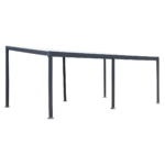 Hespéride Pergola Avila Graphite - 6 x 3,5 m - Aluminium traité époxy – Image 3