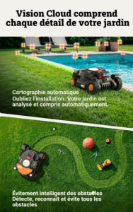 Robot tondeuse Worx Vision Cloud 4WD wr340e 600m² – Image 6