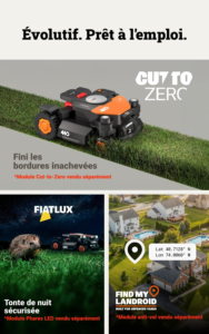 Robot tondeuse Worx Vision Cloud 4WD wr340e 600m² – Image 8