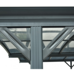 Carport double en aluminium polycarbonate 6mm X-METAL – Image 10