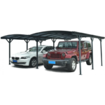 Carport double en aluminium polycarbonate 6mm X-METAL – Image 2