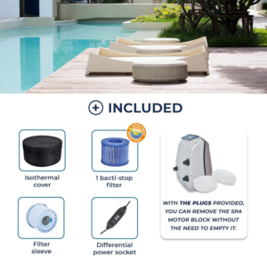 Netspa Spa semi-rigide Vita 4 places – Image 7